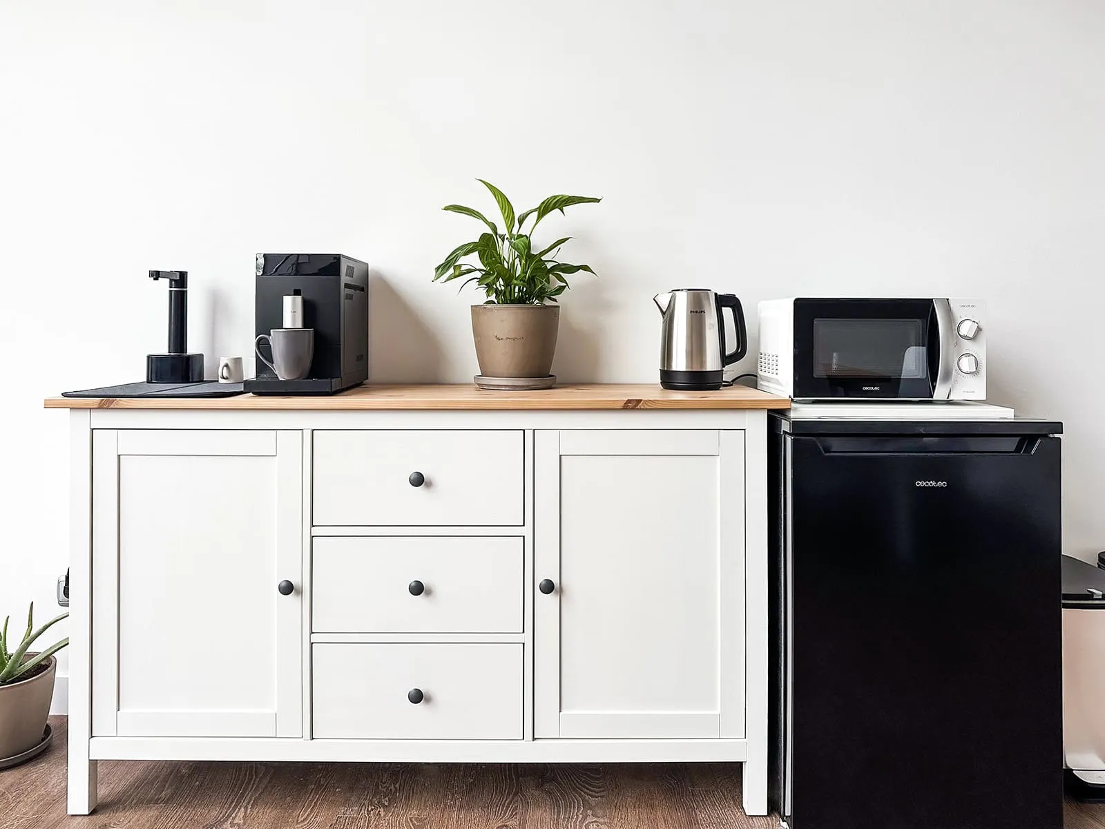 Detall de la zona office del coworking