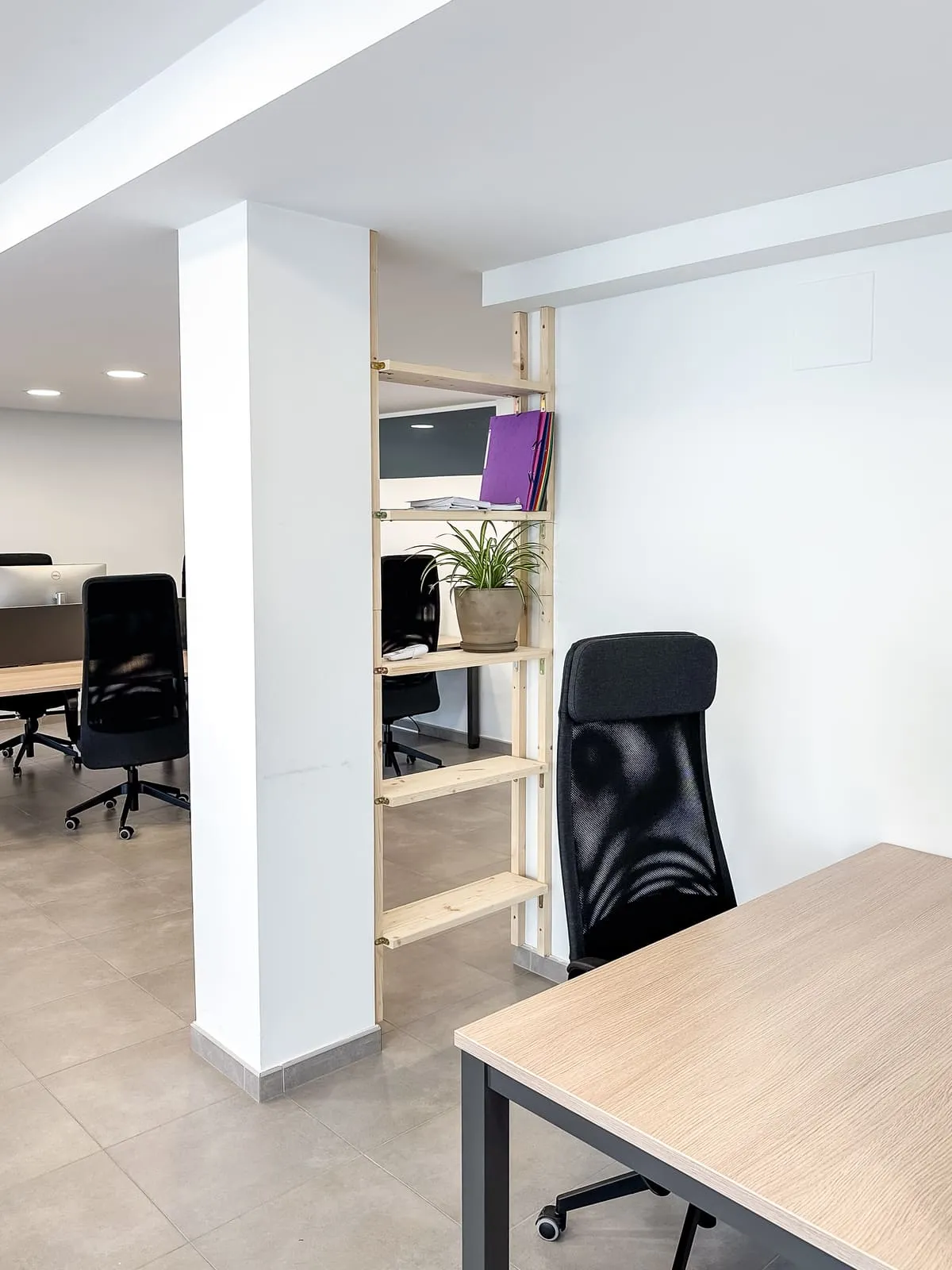 Detall de la zona del coworking