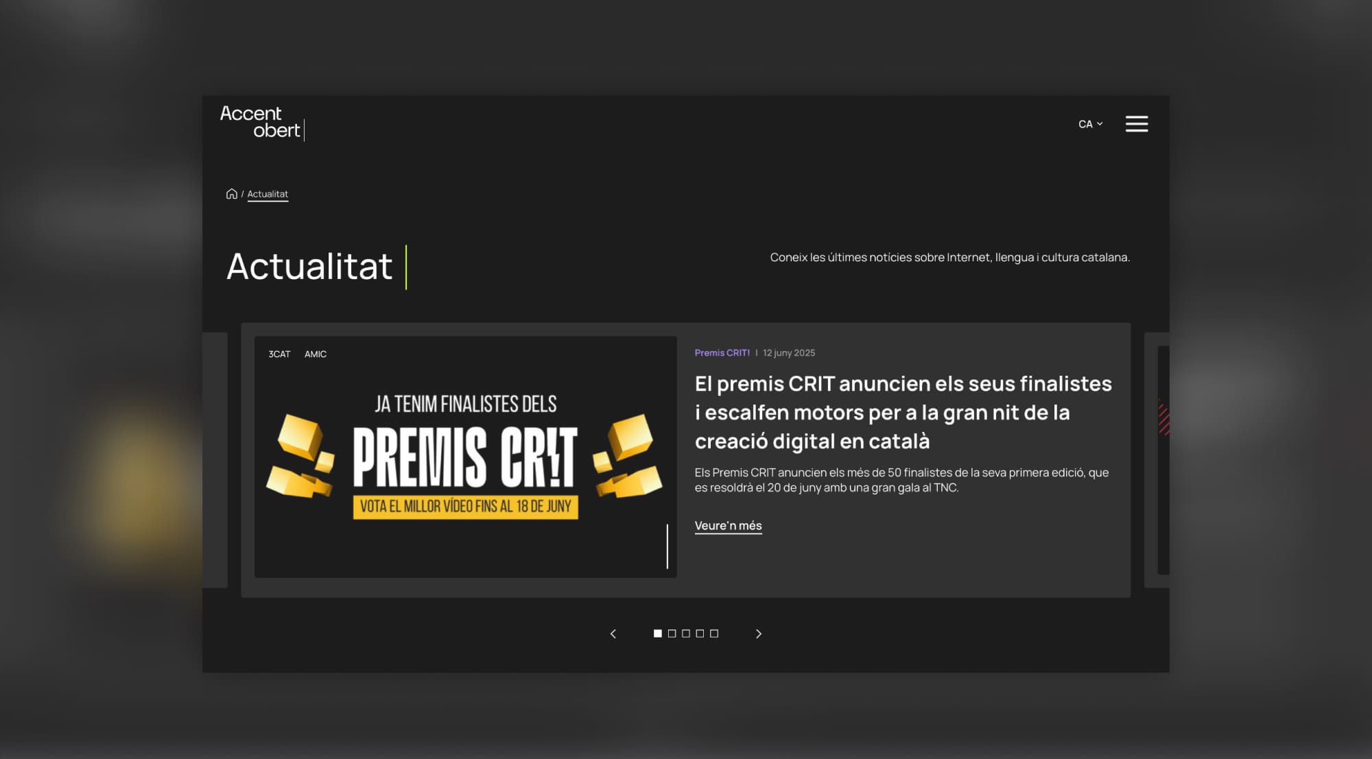 Imatge destacada d'Accent Obert