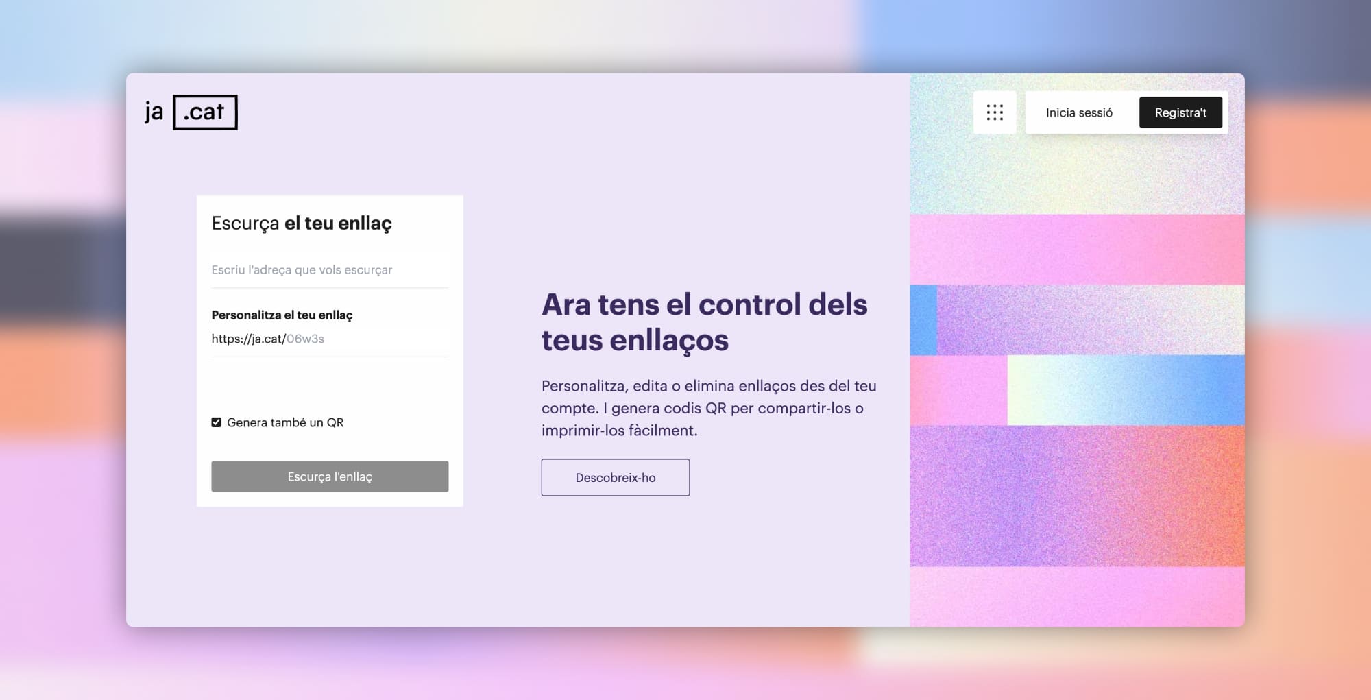 Captura del projecte ja.cat